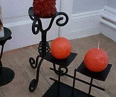 Candles & Artifical flower in pot.all new. - Image 7/10