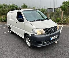 2007 TOYOTA HIACE DOE 9-22 TAX 9-22