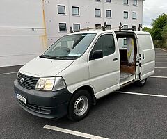 2007 TOYOTA HIACE DOE 9-22 TAX 9-22