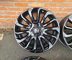 GENUINE RANGE ROVER 22" INCH TURBINE 7007  FITS SPORT/VOGUE/EVOQUE ALLOY WHEELS GLOSS BLACK 5x120 - Image 4/9