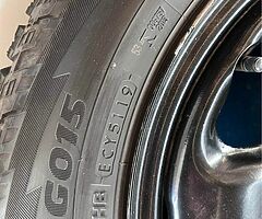 Vitara steel wheels and A/T tyres