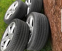 S-line Audi alloys