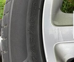 S-line Audi alloys