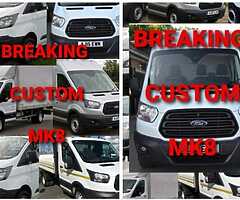 Transit & custom turbo axle light door engine gearbox egr tyre front all panels seats air bag bu