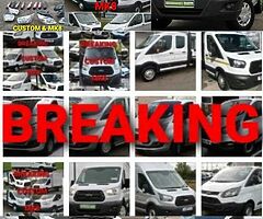Transit & custom turbo axle light door engine gearbox egr tyre front all panels seats air bag bu