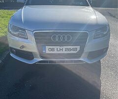 2008 Audi A4 for breaking  or will sell whole car engine and turbo blown