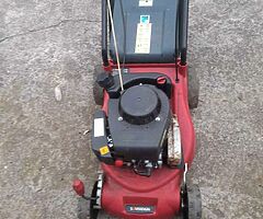 Small  power  driven  lawnmower  great  shape  easy  started