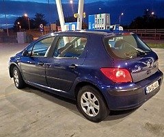 2004 PEUGEOT 307 1.4 petrol 5 DOOR HATCHBACK TAX@NCT