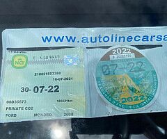 08 Ford Mondeo 2.0 Diesel NCT 08-22 Tax 07-22