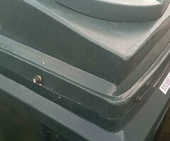 Oil burner and tank