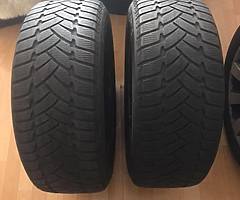 BMW 4 original 17 alloys with 80% tyres