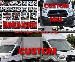 New Stock of Ford transit & custom
Vans for Breaking.

New & Used Parts available for trade 