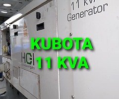 Kubota super silent 11 kva generator in excellent condition Only done 1900 hours privately owned in - Image 5/7