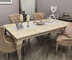 Stunning Glass Or Marble Dining Sets Now Available On Pay Weekly Or Monthly Inbox Now!