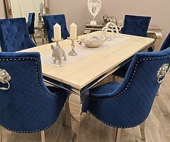Stunning Glass Or Marble Dining Sets Now Available On Pay Weekly Or Monthly Inbox Now!