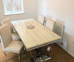 Stunning Glass Or Marble Dining Sets Now Available On Pay Weekly Or Monthly Inbox Now! - Image 6/9