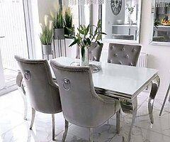 Stunning Glass Or Marble Dining Sets Now Available On Pay Weekly Or Monthly Inbox Now! - Image 9/9