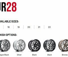 Genuine JR28 alloy wheels  17'' / 18'' / 19'' / 20'' / 21'' / 22'' - Image 9/10