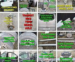 Transit custom and mk8 parts for sale