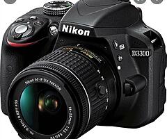 For sale like new very good camera NIKON D3300