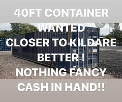 40FT Container Wanted Nothing Fancy