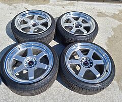 18" x 9" JAPAN RACING JR12 ALLOYS 5x114.3