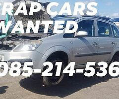 SCRAP CARS WANTED