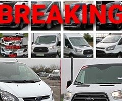 Transit & custom turbo axle light door engine gearbox egr tyre front all panels seats air bag bu