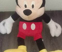 Large micky mouse teddy . Small light up minnie mouse