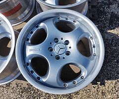 4xOEM Mercedes Brabus Monoblock IV alloy wheels 10Jx18" ET40