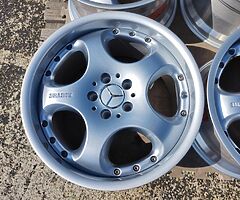4xOEM Mercedes Brabus Monoblock IV alloy wheels 10Jx18" ET40