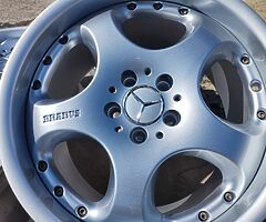 4xOEM Mercedes Brabus Monoblock IV alloy wheels 10Jx18" ET40 - Image 10/10