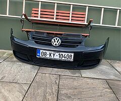 Mk5 golf front bumper and alloys - Image 3/3