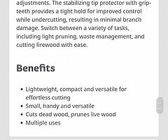 Cordless chain saw - Image 3/5