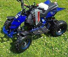 Brand new 50cc quad come in different colours