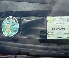 Ford focus 1.4 petrol nct 09/2022 tax 03/2023 - Image 7/8