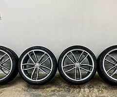 19” Alloys and tyres NEW / Audi, VW , Skoda , Seat etc 5 by 112
