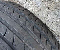 Bmw 19inch genuine alloy wheels with good tyres for sale - Image 3/4