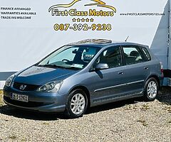 2005 Honda Civic leather heated seats sunroof