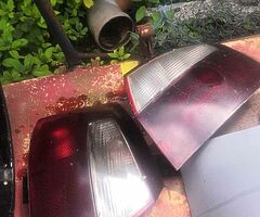 A4 b6 tinted rear lights