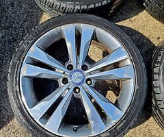 MB CLA genuine 18" alloy wheels with good tyres