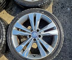 MB CLA genuine 18" alloy wheels with good tyres