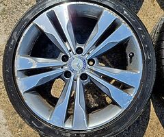 MB CLA genuine 18" alloy wheels with good tyres - Image 5/5