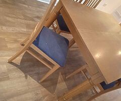 Table and with 6 chair like new - Image 3/4