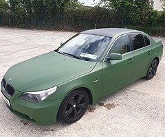 2004 530.d. nct 22.11.22. Deep green matt,and black wrap. Big spec