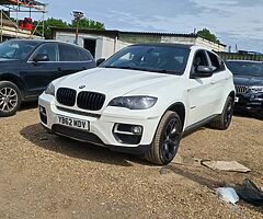 2013 BMW X6 40D XDRIVE 5 SEAT WHITE