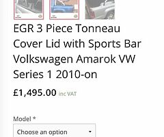 Vw amarok cover