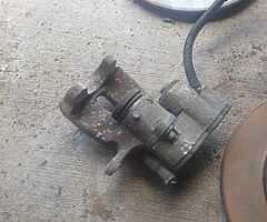 Audi a8 d3 rear driver side caliper with electric motor.