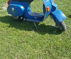 Vintage moped bike vespa