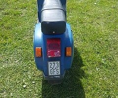 Vintage moped bike vespa